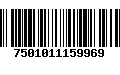 Código de Barras 7501011159969