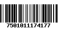 Código de Barras 7501011174177