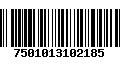 Código de Barras 7501013102185