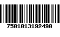 Código de Barras 7501013192490