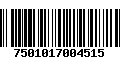 Código de Barras 7501017004515