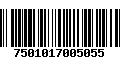 Código de Barras 7501017005055