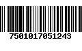 Código de Barras 7501017051243