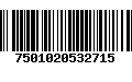 Código de Barras 7501020532715