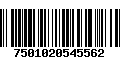 Código de Barras 7501020545562