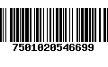 Código de Barras 7501020546699