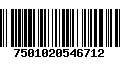 Código de Barras 7501020546712