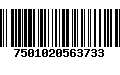 Código de Barras 7501020563733