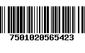 Código de Barras 7501020565423