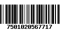 Código de Barras 7501020567717