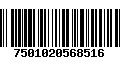 Código de Barras 7501020568516