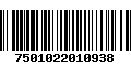 Código de Barras 7501022010938