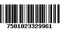 Código de Barras 7501023329961