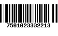 Código de Barras 7501023332213