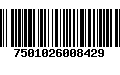 Código de Barras 7501026008429