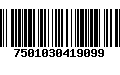 Código de Barras 7501030419099