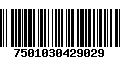 Código de Barras 7501030429029