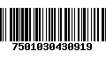 Código de Barras 7501030430919