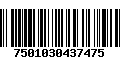 Código de Barras 7501030437475