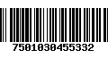 Código de Barras 7501030455332