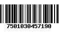 Código de Barras 7501030457190