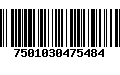 Código de Barras 7501030475484