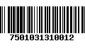 Código de Barras 7501031310012