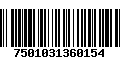 Código de Barras 7501031360154