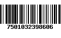 Código de Barras 7501032398606