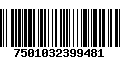 Código de Barras 7501032399481