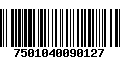 Código de Barras 7501040090127