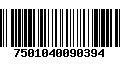 Código de Barras 7501040090394