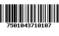 Código de Barras 7501043710107