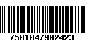 Código de Barras 7501047902423