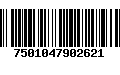 Código de Barras 7501047902621