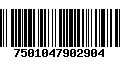 Código de Barras 7501047902904