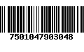 Código de Barras 7501047903048