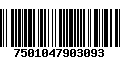 Código de Barras 7501047903093