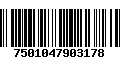 Código de Barras 7501047903178