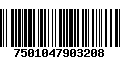 Código de Barras 7501047903208