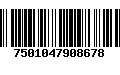 Código de Barras 7501047908678