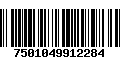 Código de Barras 7501049912284