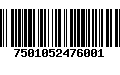 Código de Barras 7501052476001