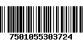 Código de Barras 7501055303724