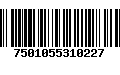 Código de Barras 7501055310227