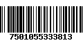 Código de Barras 7501055333813