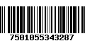 Código de Barras 7501055343287