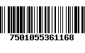 Código de Barras 7501055361168