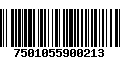 Código de Barras 7501055900213