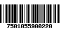 Código de Barras 7501055900220